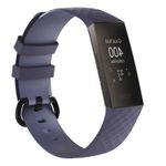 Curea Bratara Edman pentru Fitbit Charge 3 / 4, marimea L, Albastru inchis fotografia produsului
