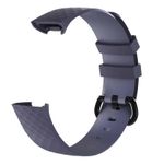 Curea Bratara Edman pentru Fitbit Charge 3 / 4, marimea L, Albastru inchis fotografia produsului View 2 S