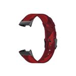 Curea de schimb Edman pentru Fitbit Charge 3 / 4 / SE, material textil, Rosu fotografia produsului