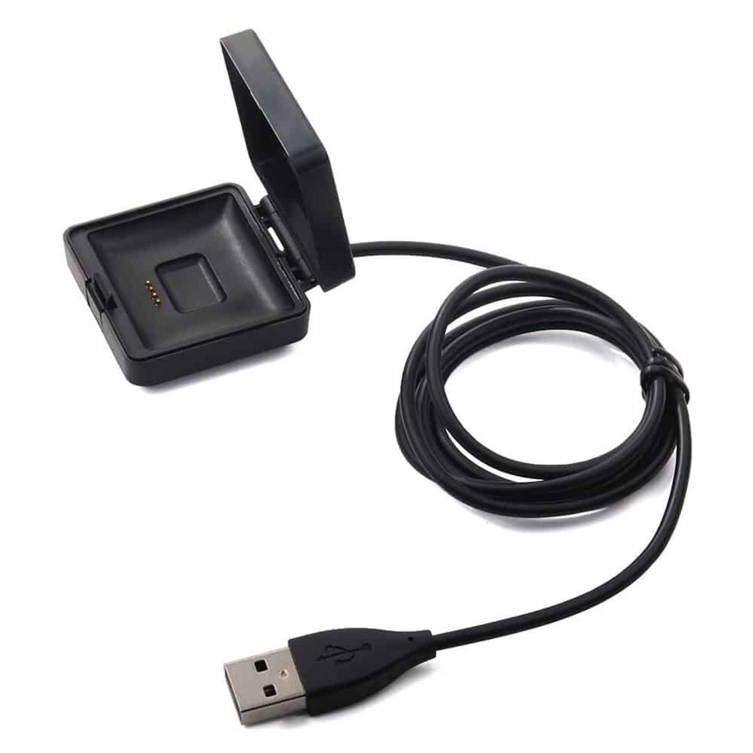 Cablu de incarcare / Dock incarcator Edman pentru Bratara Fitbit Blaze, Negru fotografia produsului