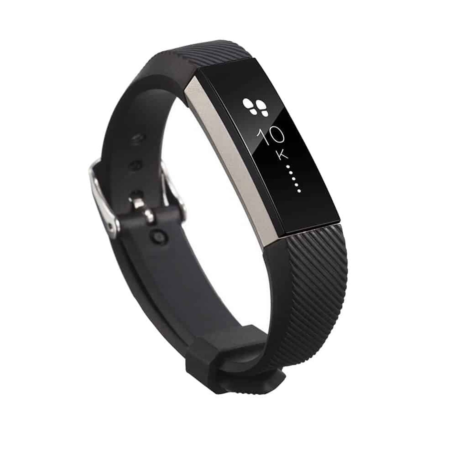 Curea Bratara pentru Fitbit Alta/Fitbit Alta HR, cu catarama, marimea S, Negru fotografia produsului