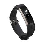 Curea Bratara pentru Fitbit Alta/Fitbit Alta HR, cu catarama, marimea L, Negru fotografia produsului