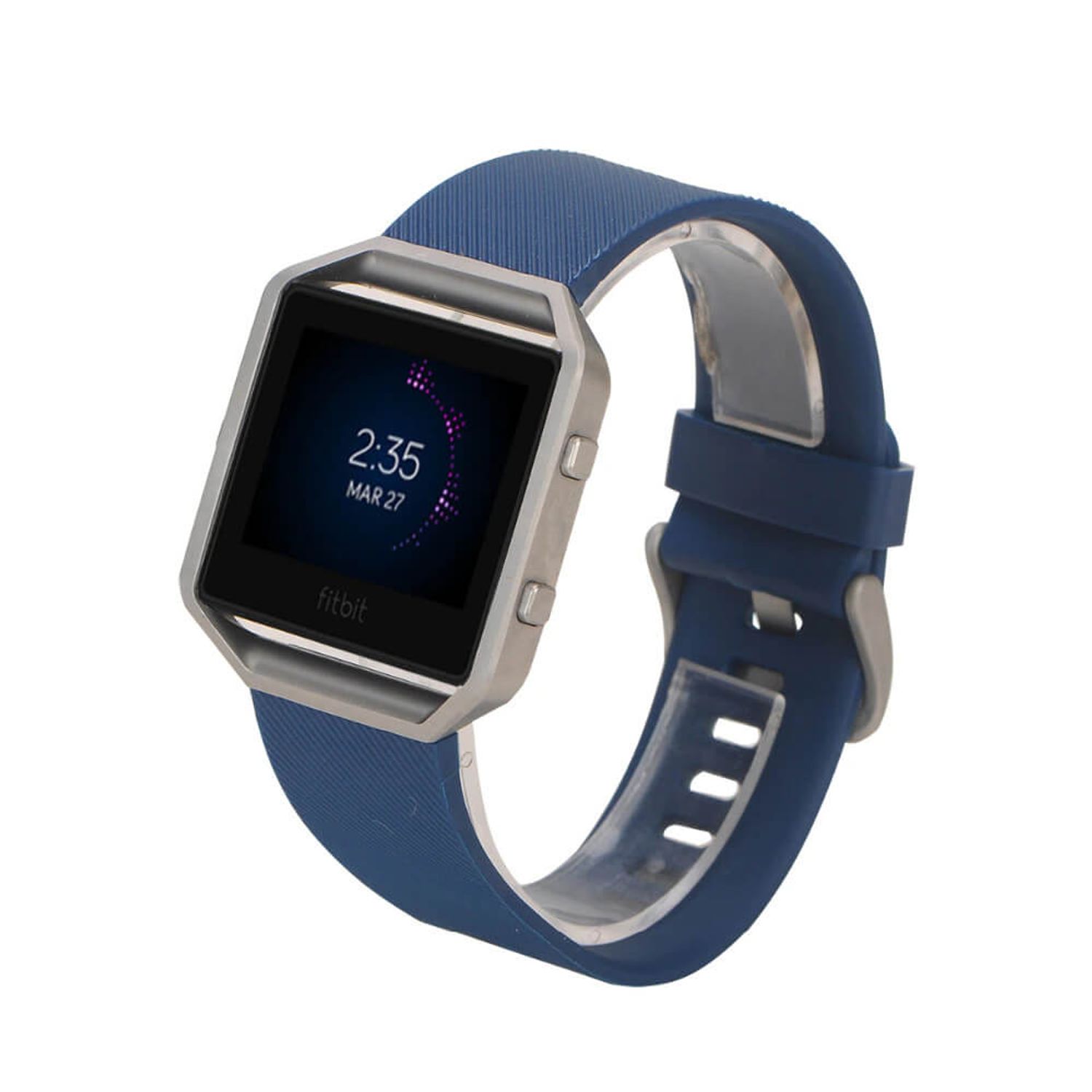 Bratara siliconica Edman pentru Fitbit Blaze, marimea L, Albastru fotografia produsului