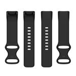 Bratara siliconica Edman pentru Fitbit Charge 5, marimea S, Negru fotografia produsului View 3 S