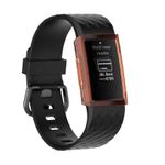 Husa Siliconica Edman pentru Fitbit Charge 3, Rosu fotografia produsului View 2 S