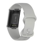 Bratara siliconica Edman pentru Fitbit Charge 5, marimea S, Gri fotografia produsului View 2 S