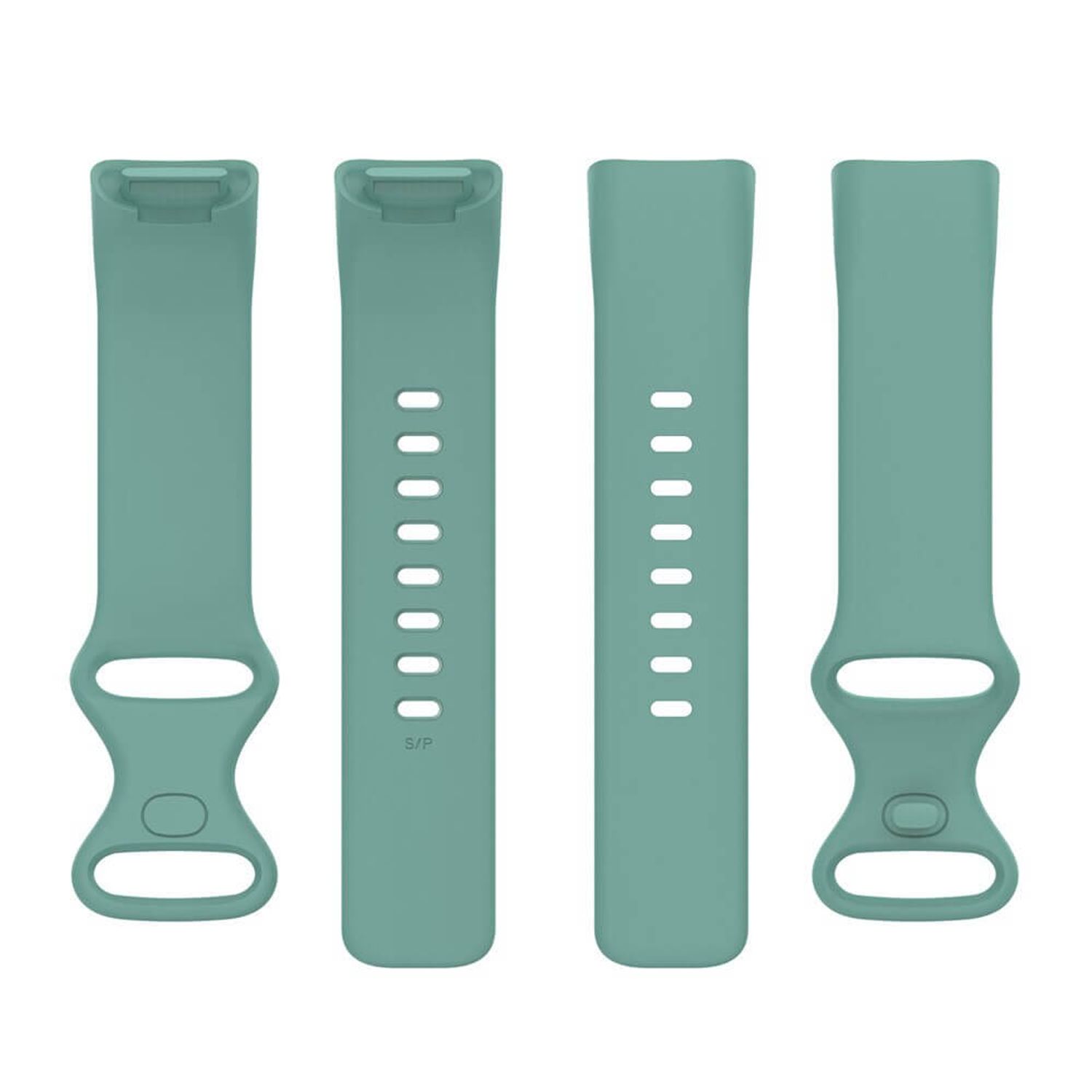 Bratara siliconica Edman pentru Fitbit Charge 5, marimea S, Verde fotografia produsului View 4 L
