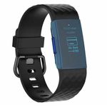 Husa Carcasa Edman pentru Fitbit Charge 3, Albastru fotografia produsului View 3 S