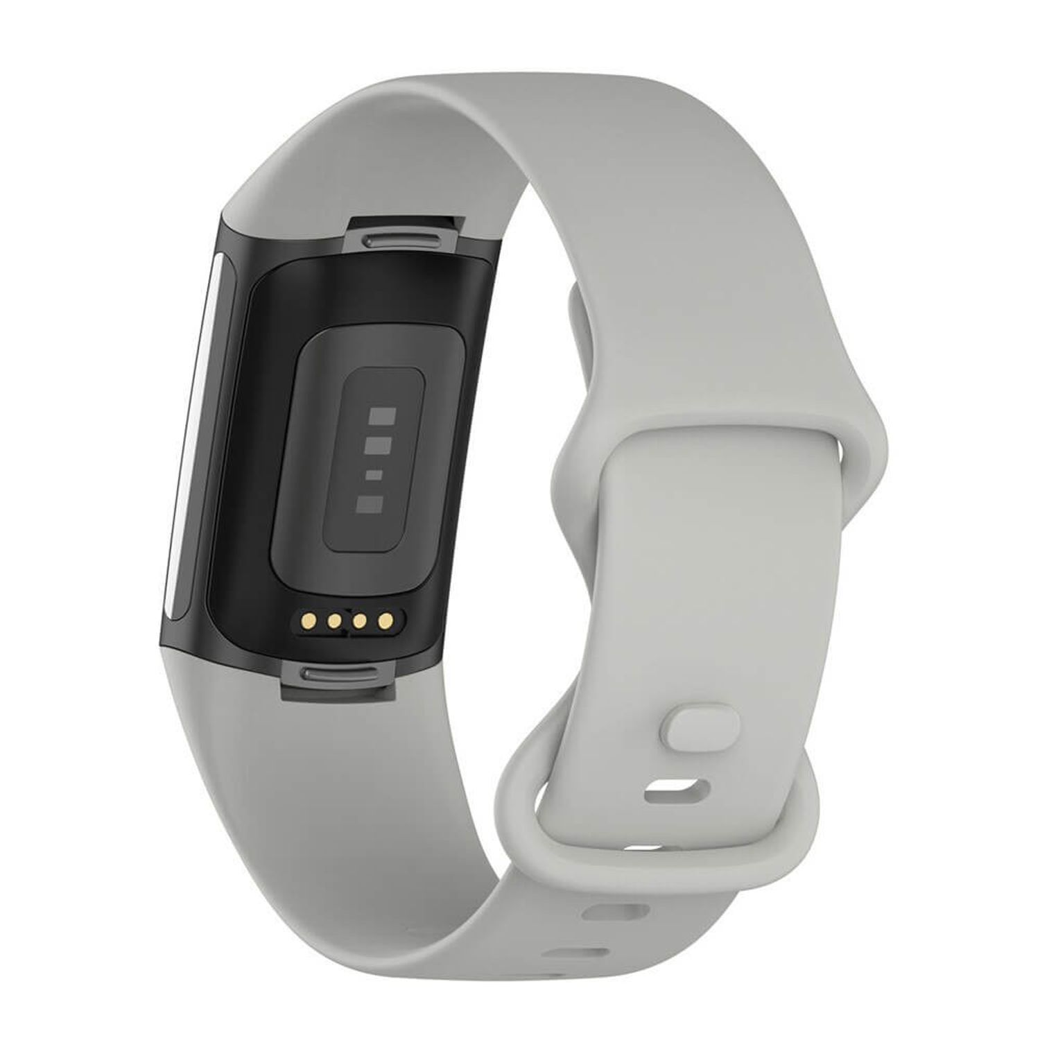Bratara siliconica Edman pentru Fitbit Charge 5, marimea L, Gri fotografia produsului View 2 L