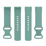Bratara siliconica Edman pentru Fitbit Charge 5, marimea L, Verde fotografia produsului View 4 S