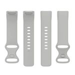 Bratara siliconica Edman pentru Fitbit Charge 5, marimea L, Gri fotografia produsului View 3 S