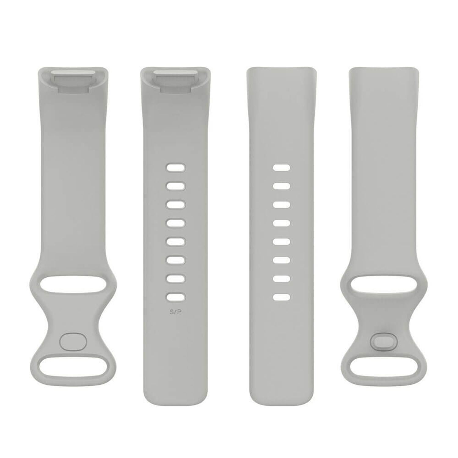 Bratara siliconica Edman pentru Fitbit Charge 5, marimea L, Gri fotografia produsului View 3 L