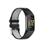 Curea Bratara sport Edman pentru Fitbit Charge 5, Negru/Gri fotografia produsului