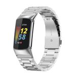 Curea metalica Edman 3Z pentru Fitbit Charge 5, Silver fotografia produsului