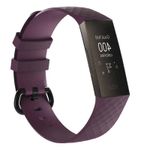Curea Bratara Edman pentru Fitbit Charge 3 / 4, marimea S, Mov fotografia produsului