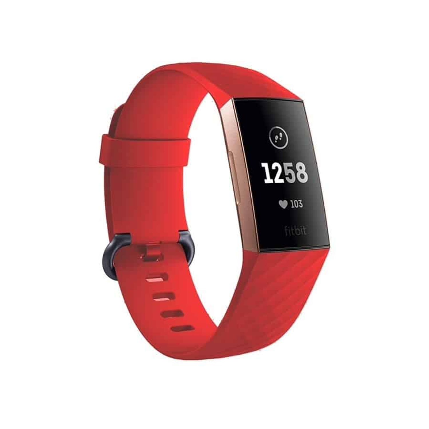 Curea Bratara Edman pentru Fitbit Charge 3 / 4, marimea S, Rosu fotografia produsului