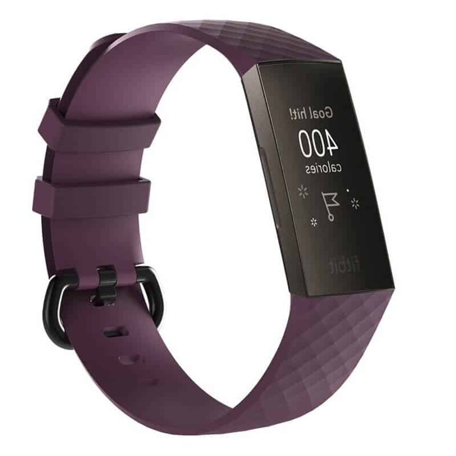 Curea Bratara Edman pentru Fitbit Charge 3 / 4, marimea L, Mov fotografia produsului