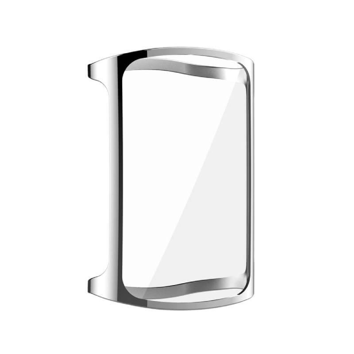 Husa Siliconica Edman pentru Fitbit Charge 5, Argintiu fotografia produsului