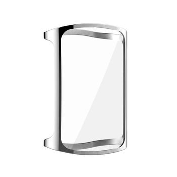 Husa Siliconica Edman Pentru Fitbit Charge 5, Argintiu