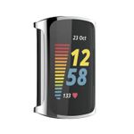Husa Siliconica Edman pentru Fitbit Charge 5, Argintiu fotografia produsului View 3 S