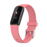 Curea Bratara siliconica Edman pentru Fitbit Luxe, marimea S, Roz fotografia produsului