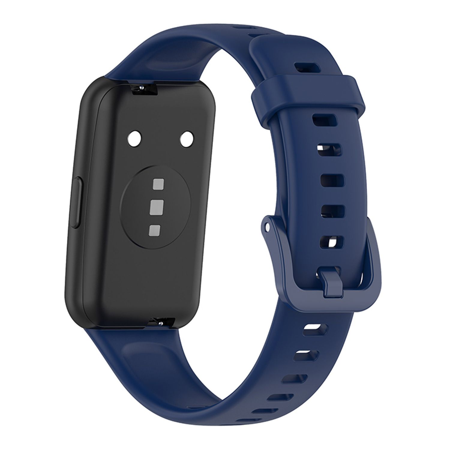 Curea Bratara Edman pentru Huawei Honor Band 7, siliconica, Albastru fotografia produsului View 2 L