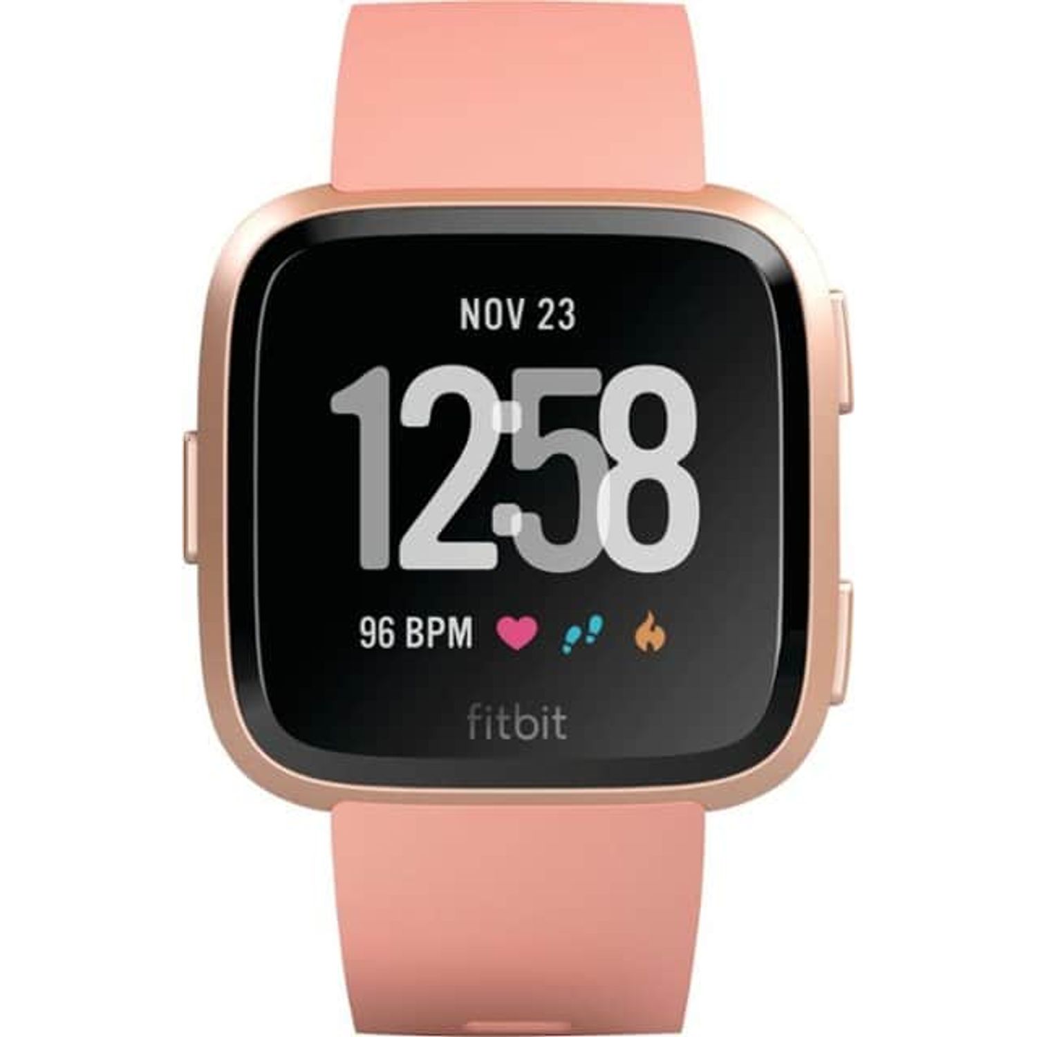 Curea Bratara Edman pentru Fitbit Versa / Versa 2, marimea S, Peach fotografia produsului View 2 L