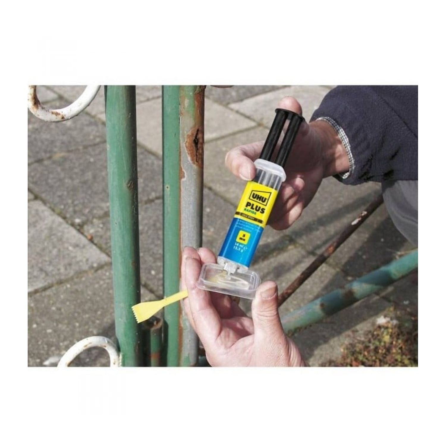 Adeziv UHU epoxy bicomponent 5min transparent 27g fotografia produsului View 2 L