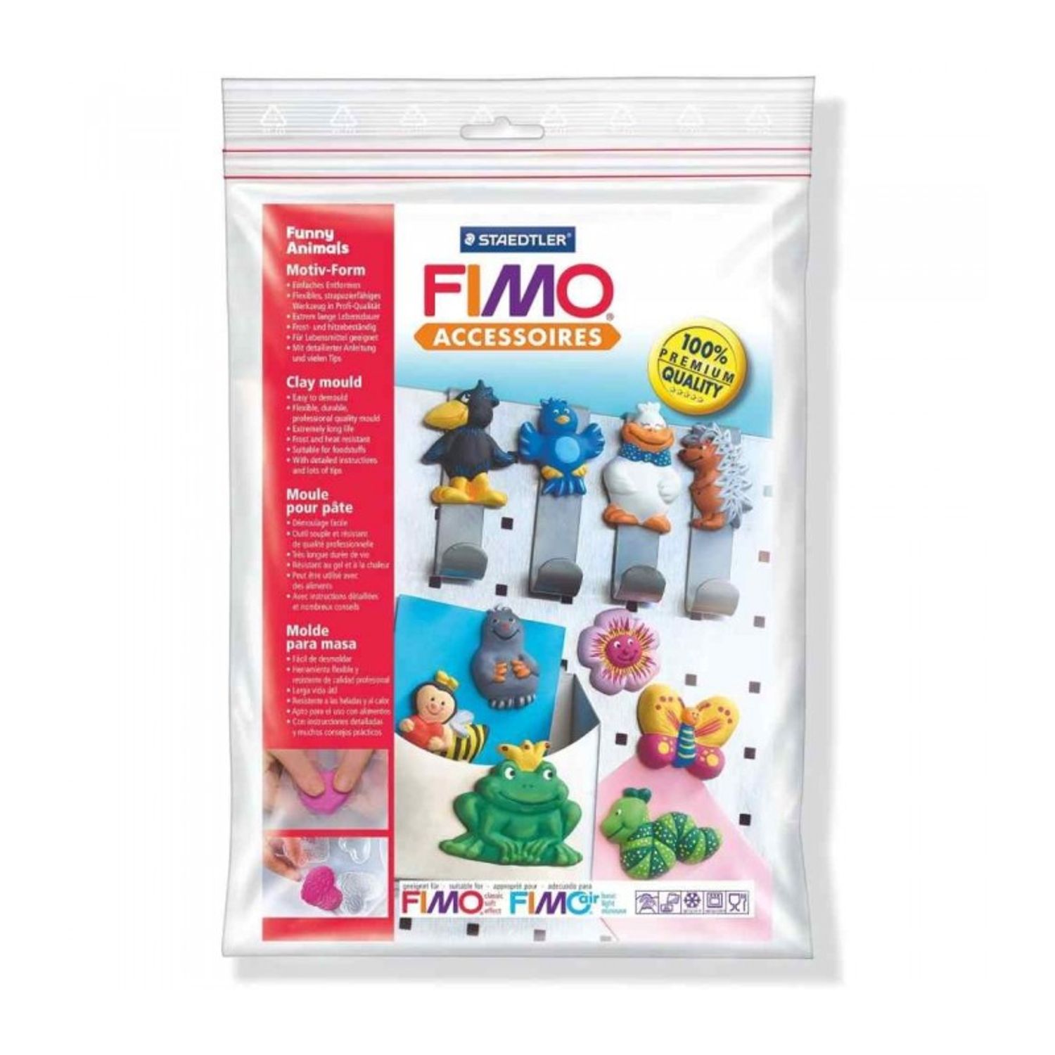 Set forme FIMO matrita animale haioase fotografia produsului