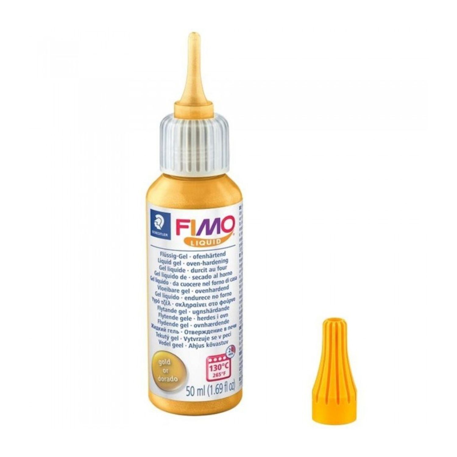 Lichid gel decorativ FIMO 50ml auriu fotografia produsului