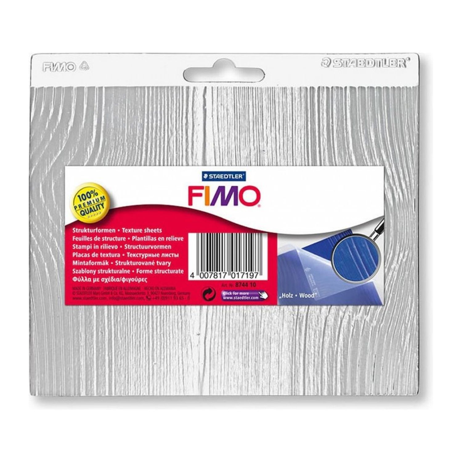 Foaie texturata FIMO model lemn fotografia produsului