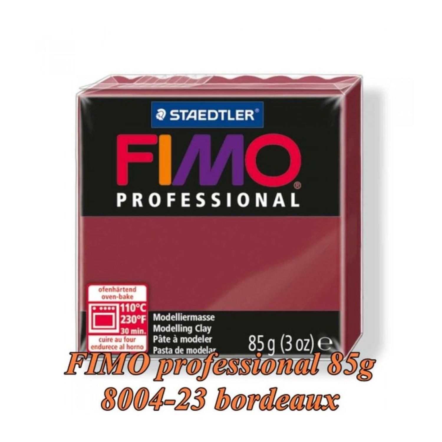 FIMO Professional 85g Vișiniu Professional fotografia produsului