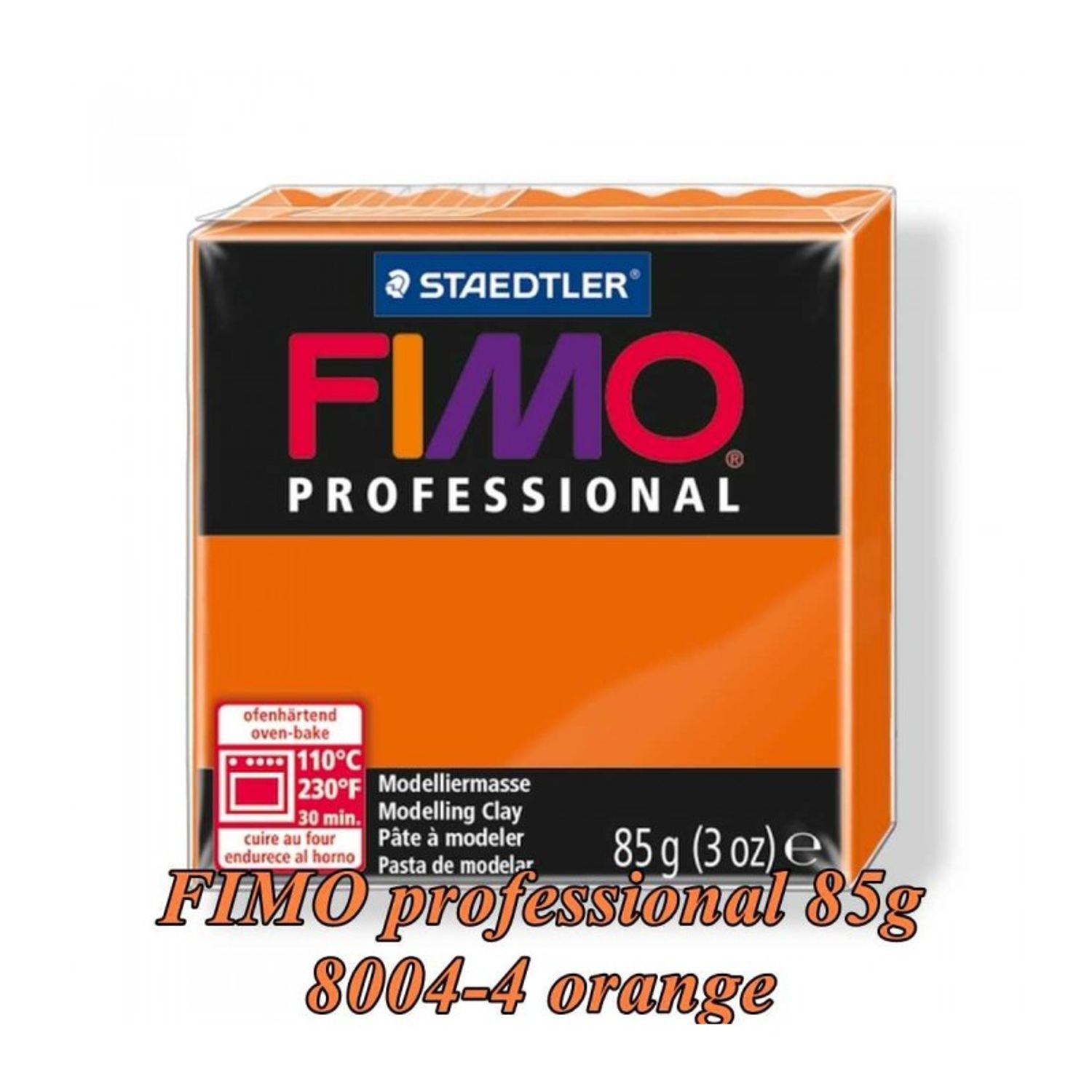 FIMO Professional 85g Professional Portocaliu viu fotografia produsului