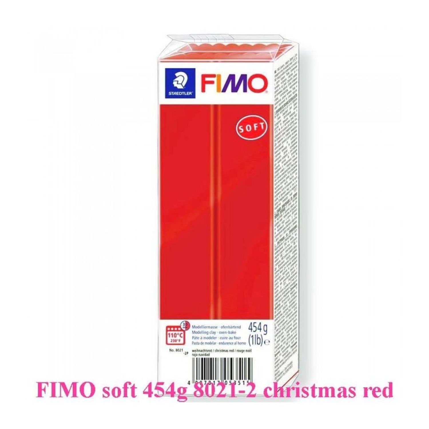 FIMO Soft 454g Roșu pompieri aprins fotografia produsului
