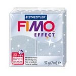 Pasta polimerica FIMO Effect 57g Argintiu silver Glitter fotografia produsului