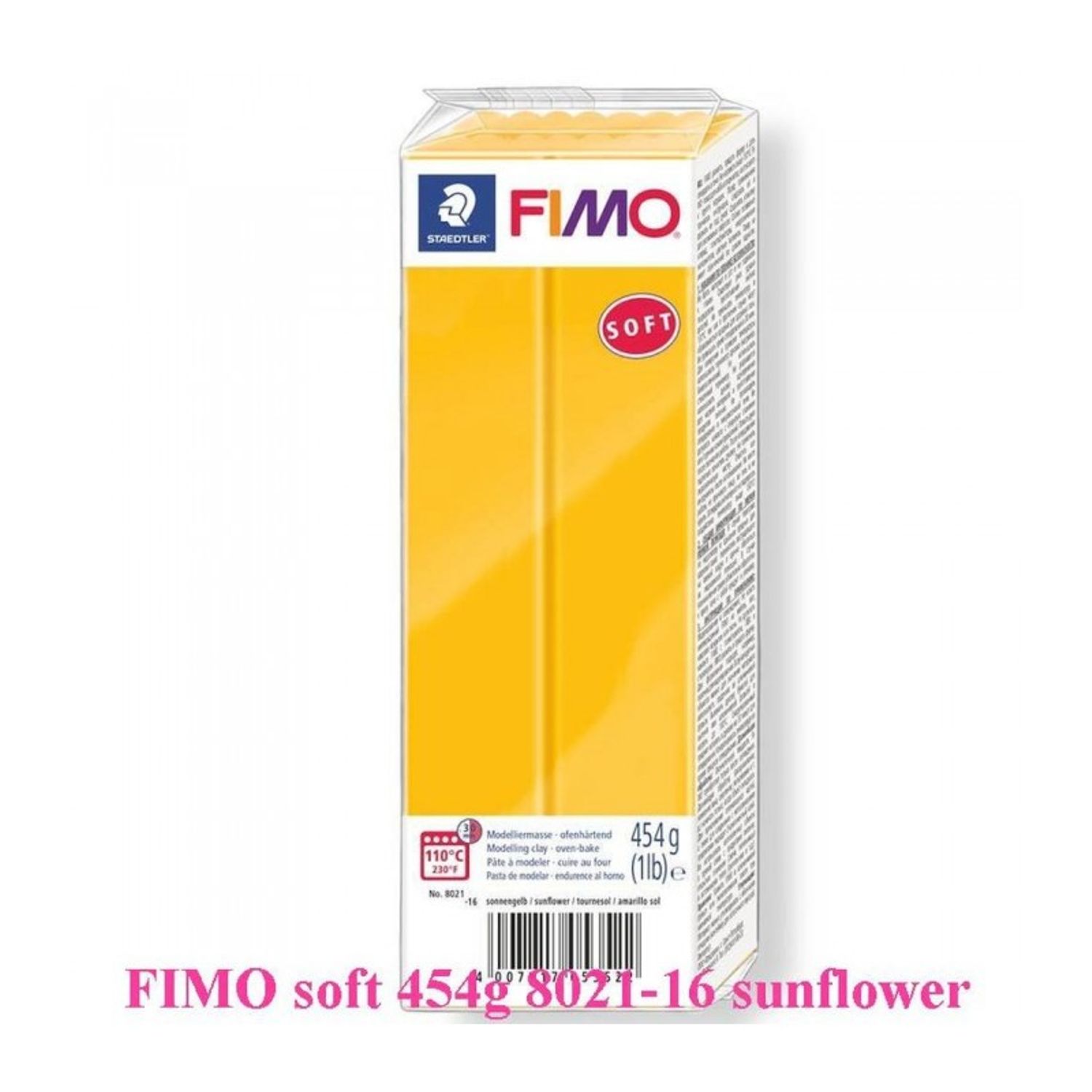 FIMO Soft 454g Galben floarea-soarelui fotografia produsului