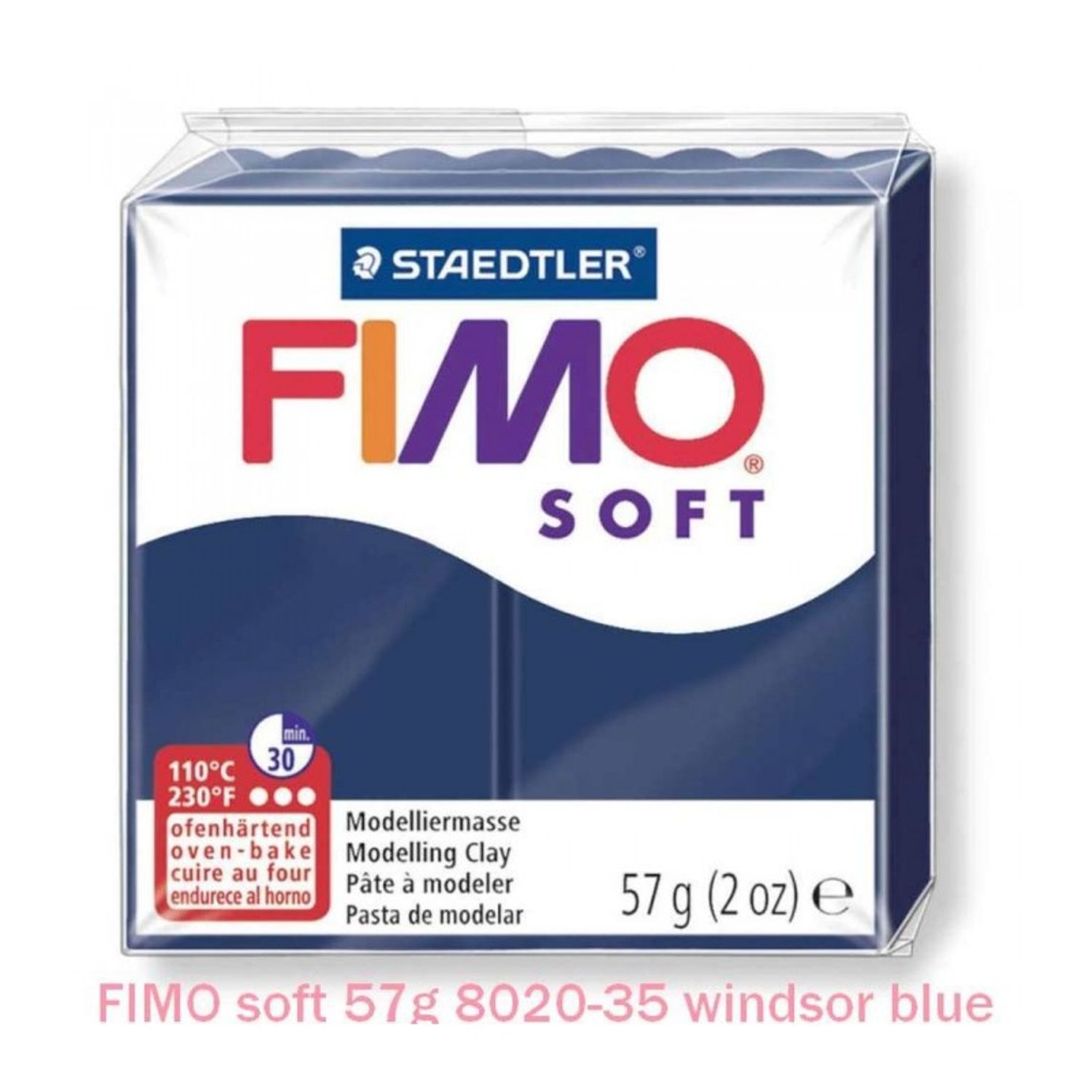 FIMO Soft 57g Albastru Oxford /prusac fotografia produsului