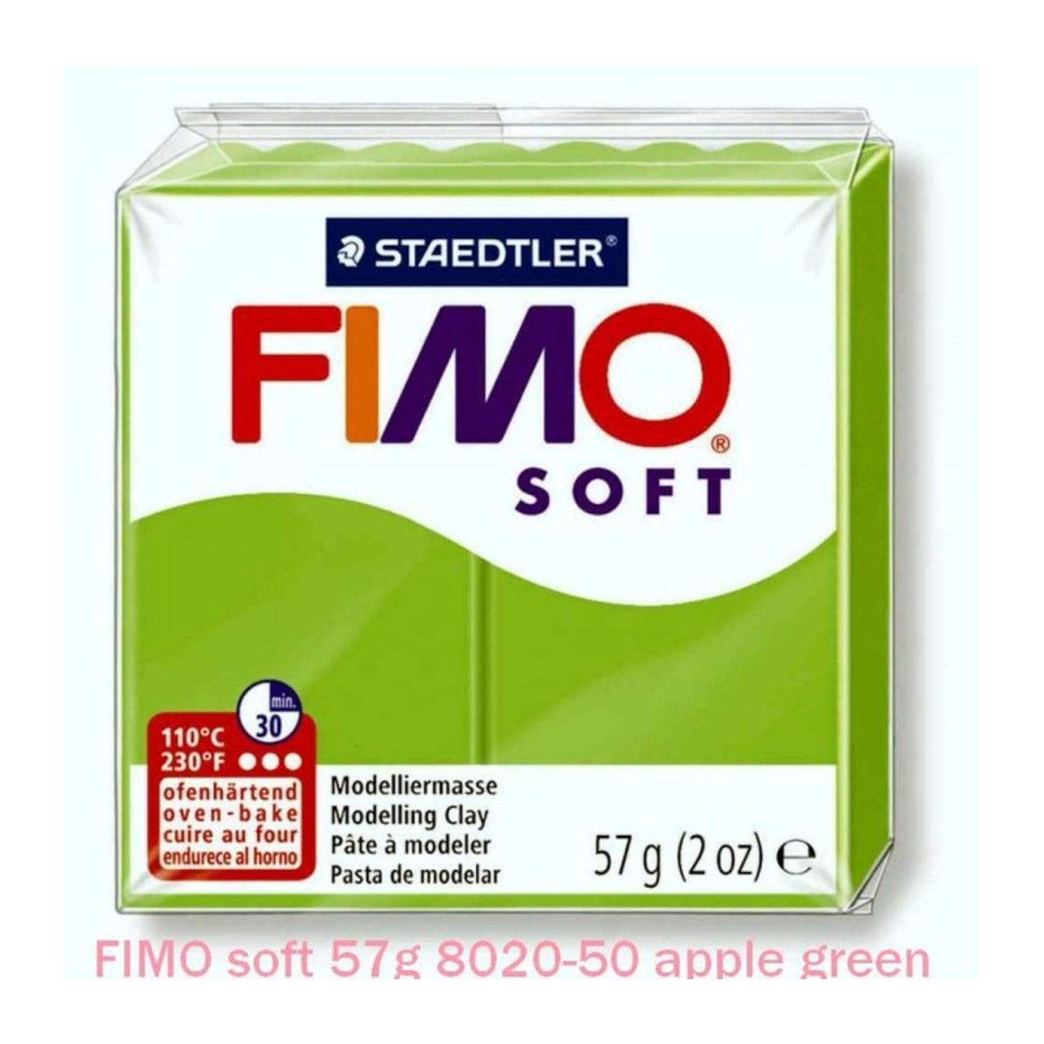 FIMO Soft 57g Verde galbui fotografia produsului