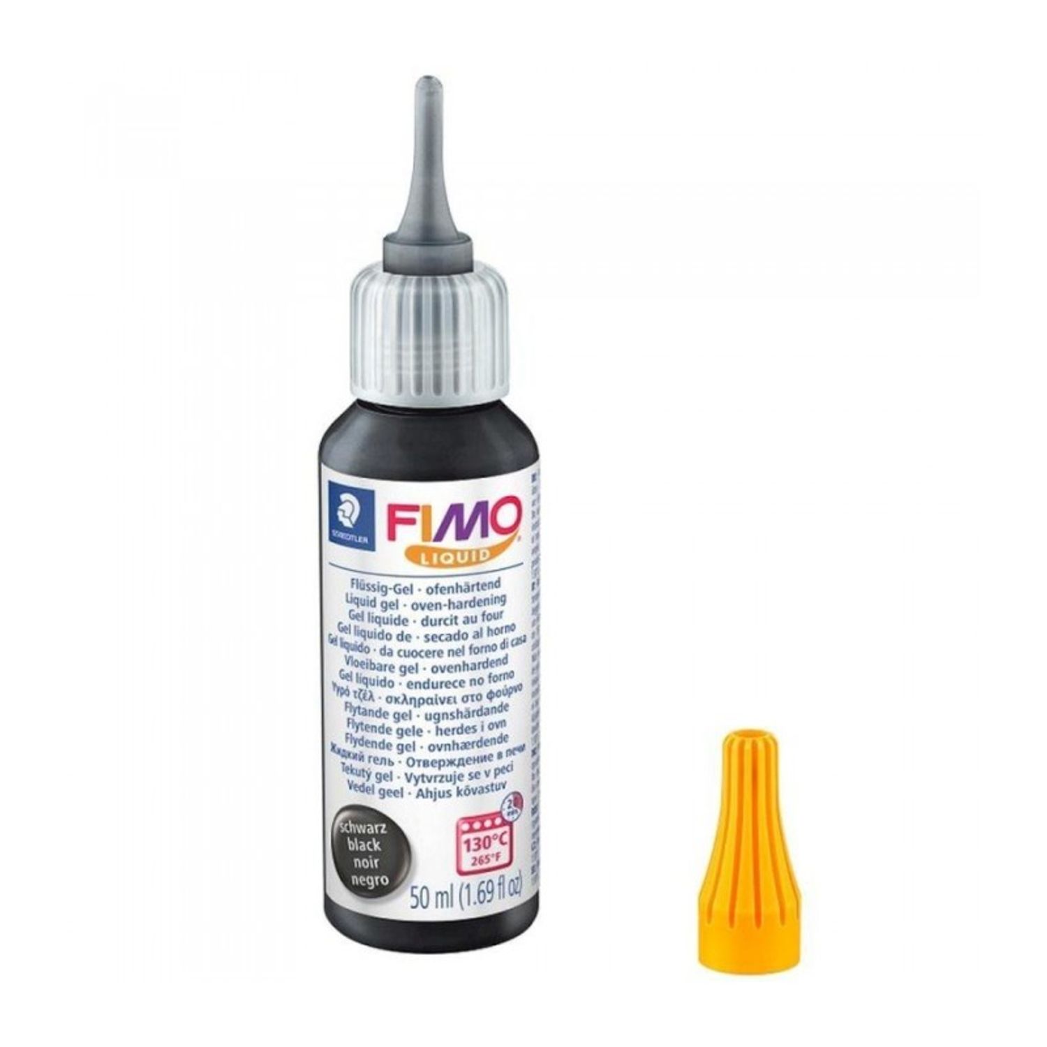Lichid gel decorativ FIMO 50ml negru fotografia produsului