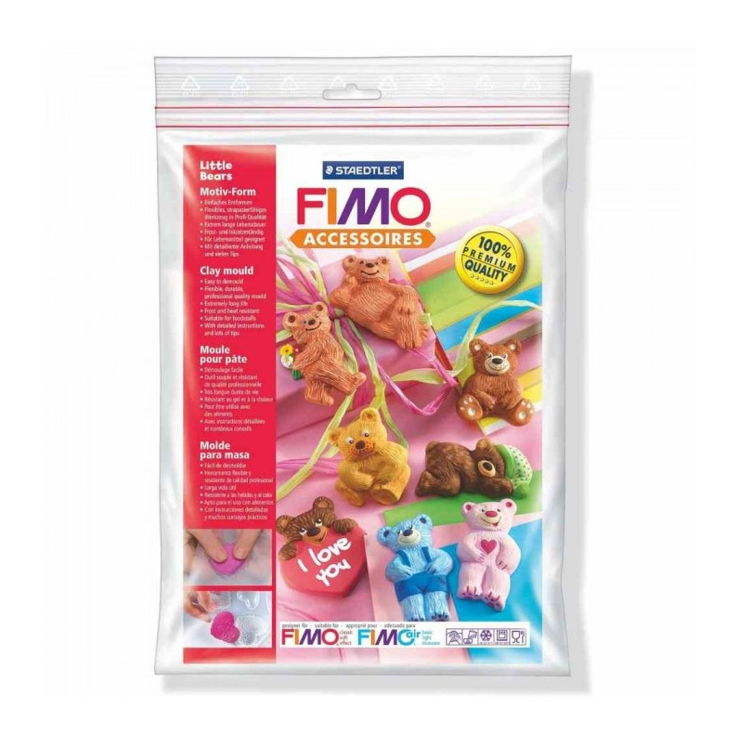 Set forme FIMO matrita ursuleti fotografia produsului