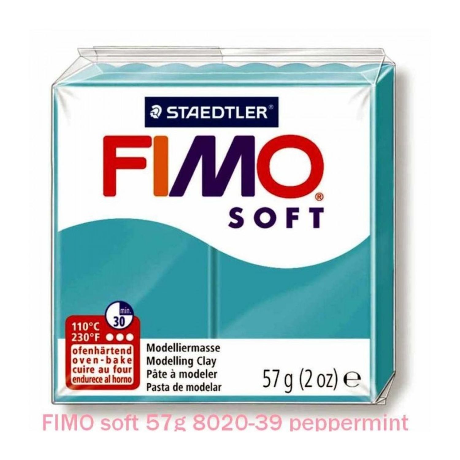FIMO Soft 57g Albastru turcoaz deschis fotografia produsului