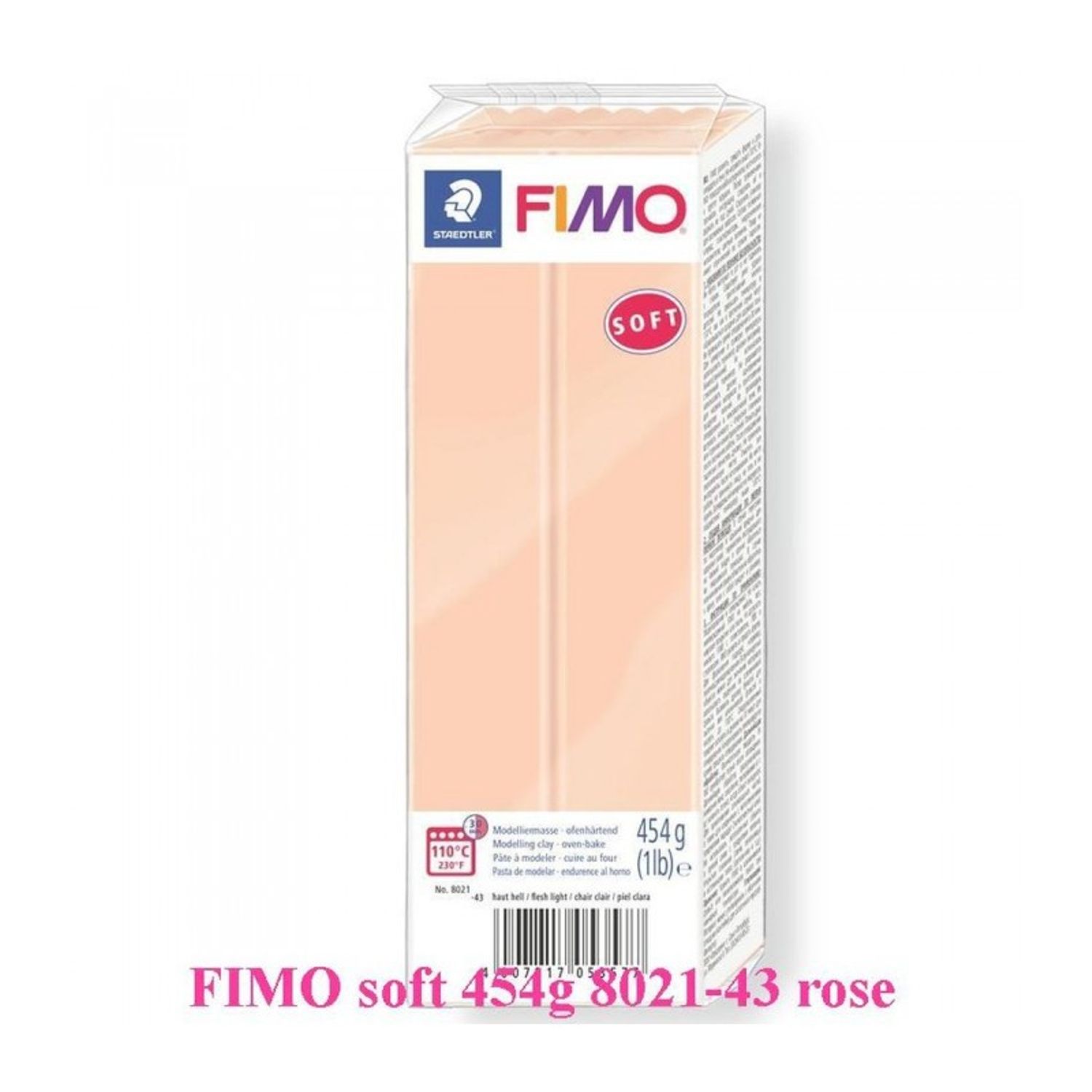 FIMO Soft 454g Roz cochilie de scoica fotografia produsului
