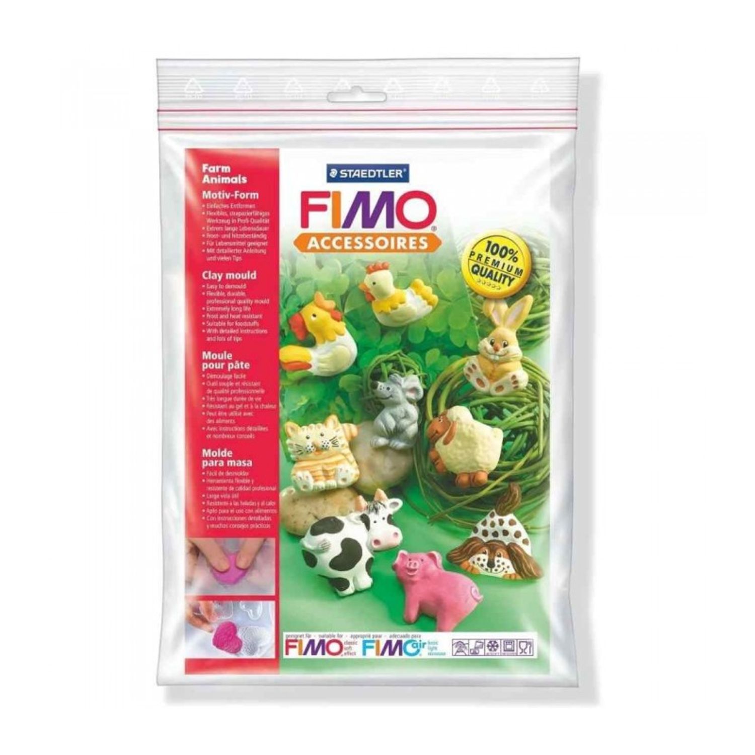Set forme FIMO matrita animale de ferma fotografia produsului