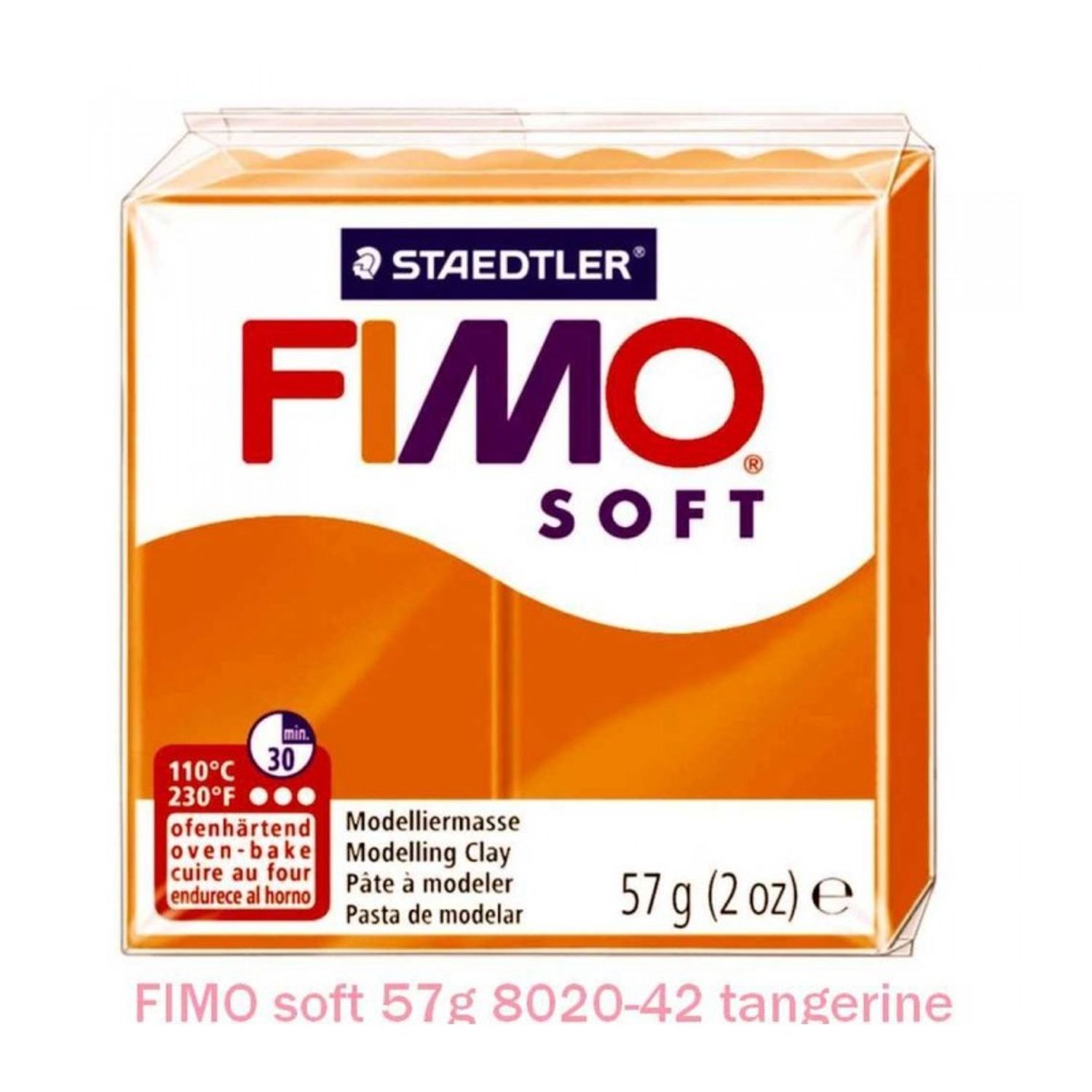 FIMO Soft 57g Portocaliu viu fotografia produsului