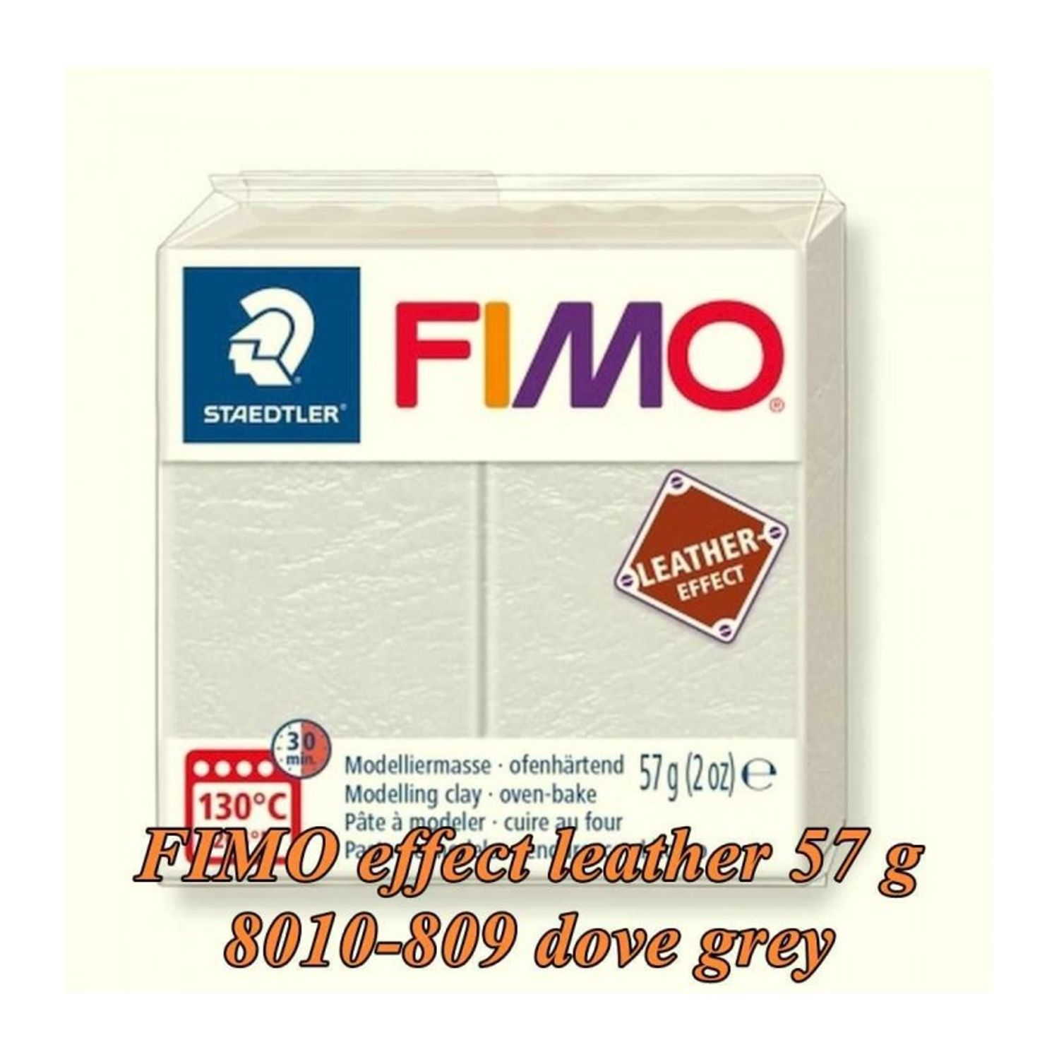 FIMO Effect 57g Gri pastel Leather fotografia produsului