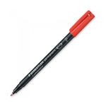 Marker permanent LUMOCOLOR 0.4mm Rosu fotografia produsului