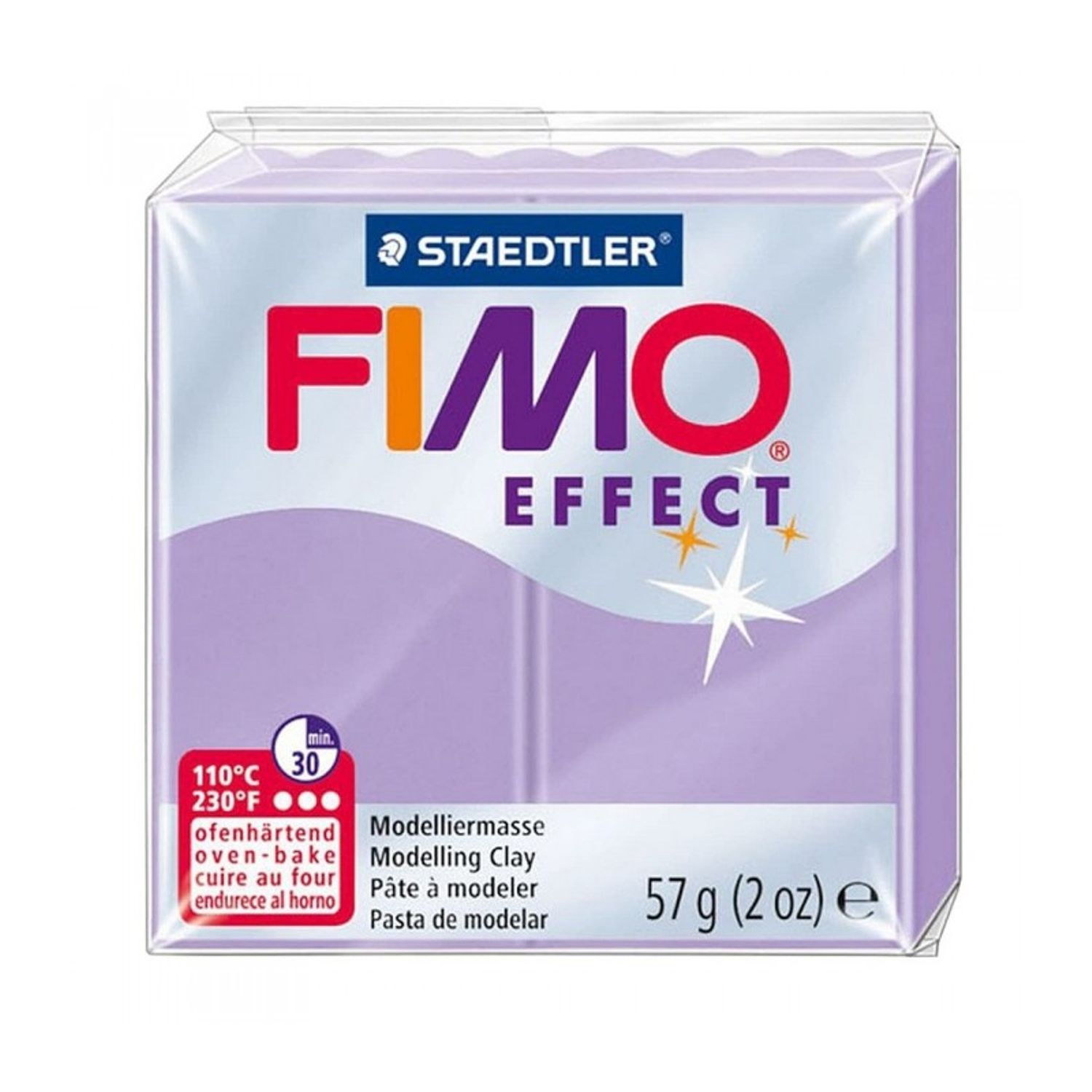Pasta polimerica FIMO Effect 57g Violet pastel Pastel fotografia produsului