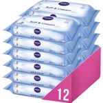 Pachet 12 x Servetele umede Soft & Cream Nivea Baby, 12 pachete x 63, 756 buc fotografia produsului