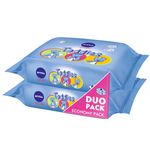 Servetele Toddies Nivea Baby Economy Pack, 60 bucati, 2 pack fotografia produsului