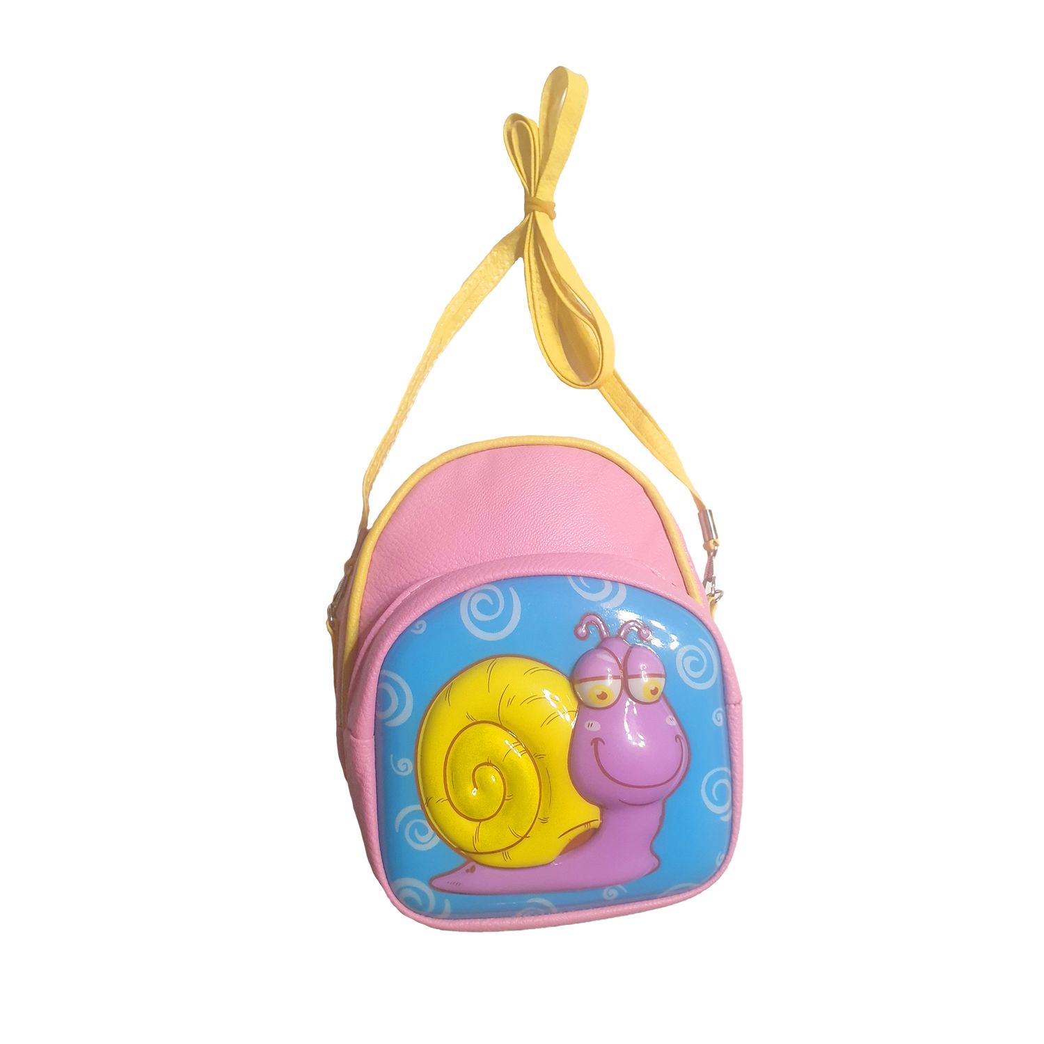 Ghiozdanel plus roz cu melc, Nichita Impex, 16x15cm fotografia produsului